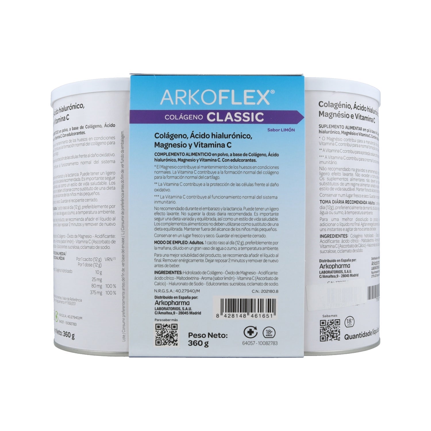 Arkopharma Arkoflex Colágeno Classic Limón 2x360g