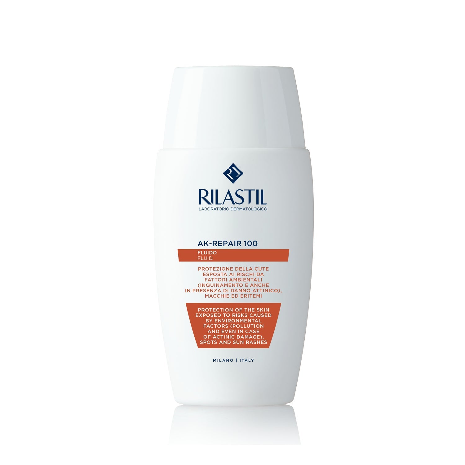 Rilastil Sun System Ak-Repair 100 Fluido Solar Facial Piel Sensible 50ml