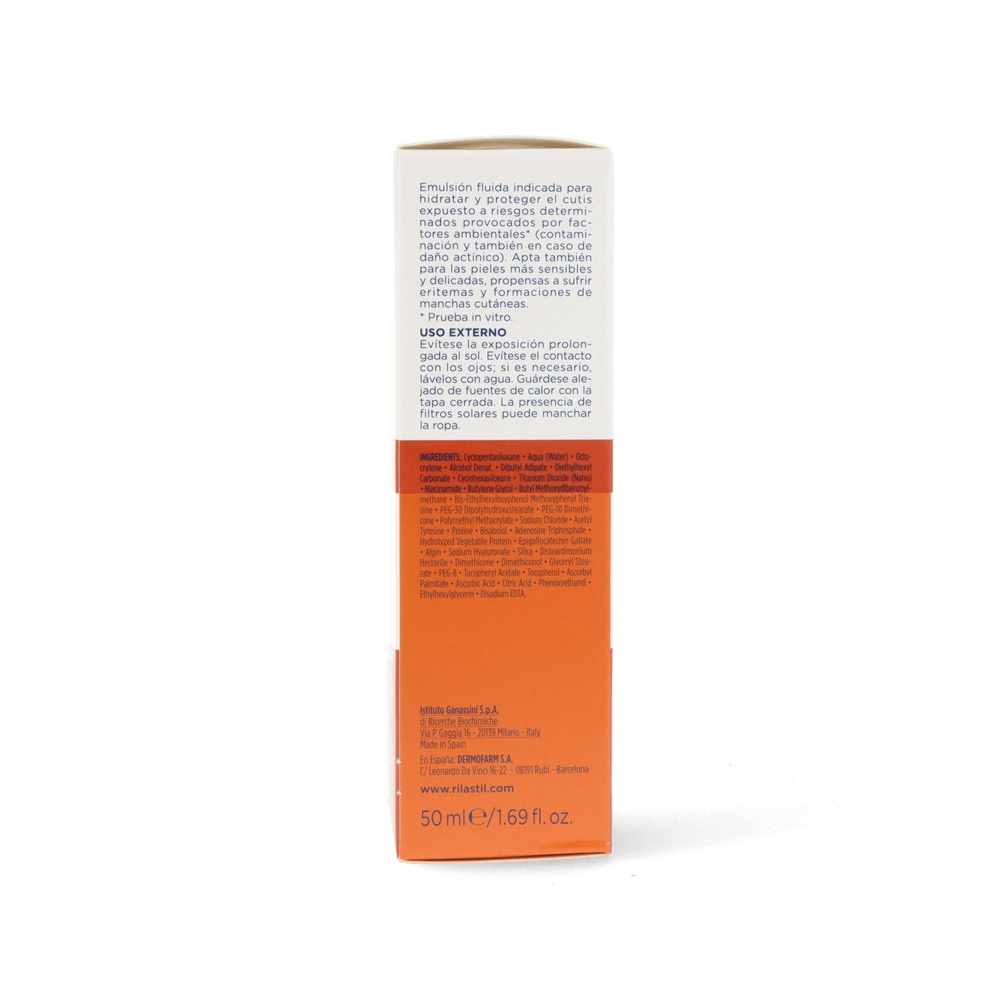 Rilastil Sun System Ak-Repair 100 Fluido Solar Facial Piel Sensible 50ml