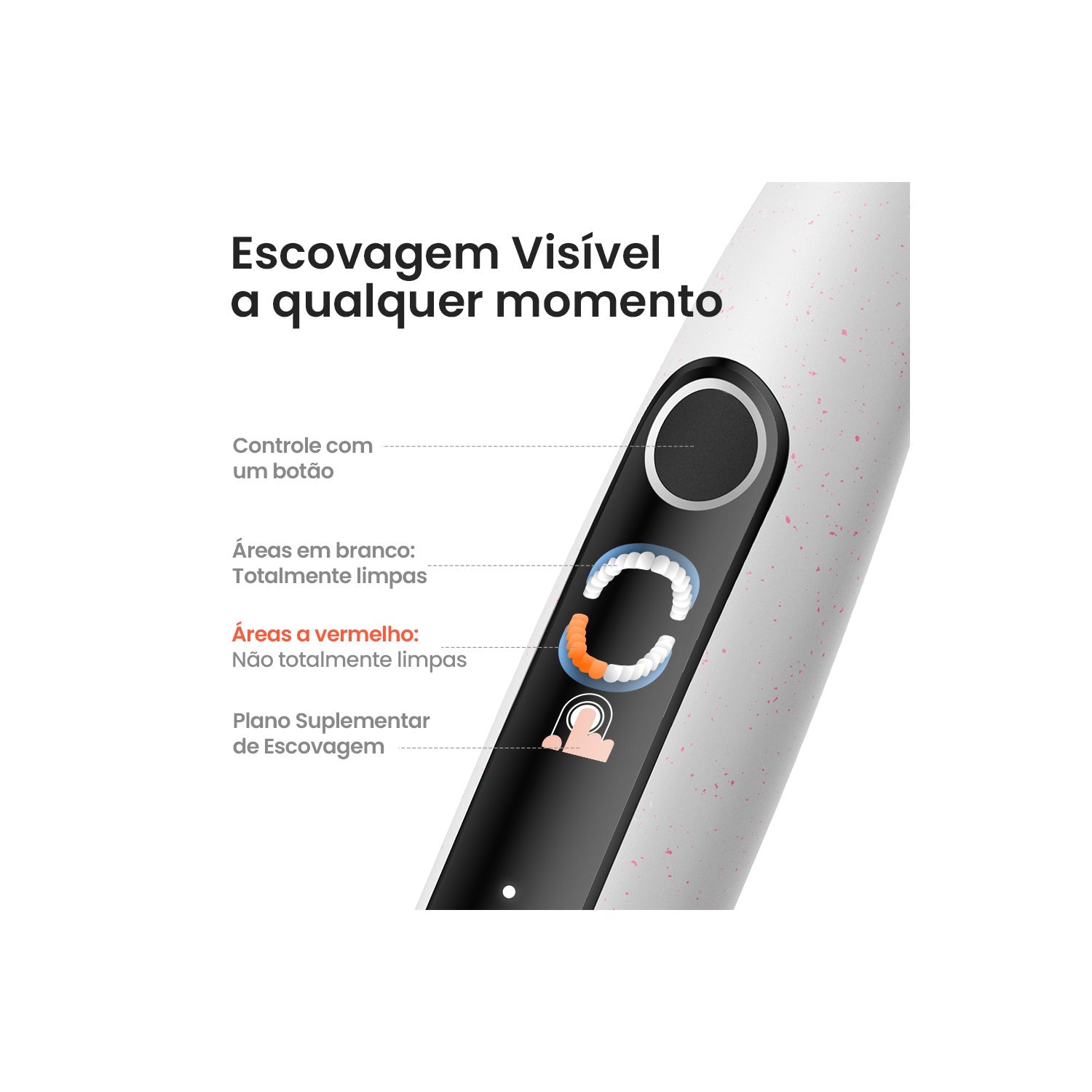 Oclean X Lite Smart Cepillo Eléctrico Sónico Gris 1 Ud