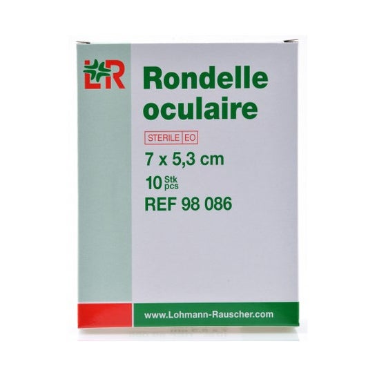 Lohmann & Rauscher Arandelas para Ojos Gasa Estériles 10 uds