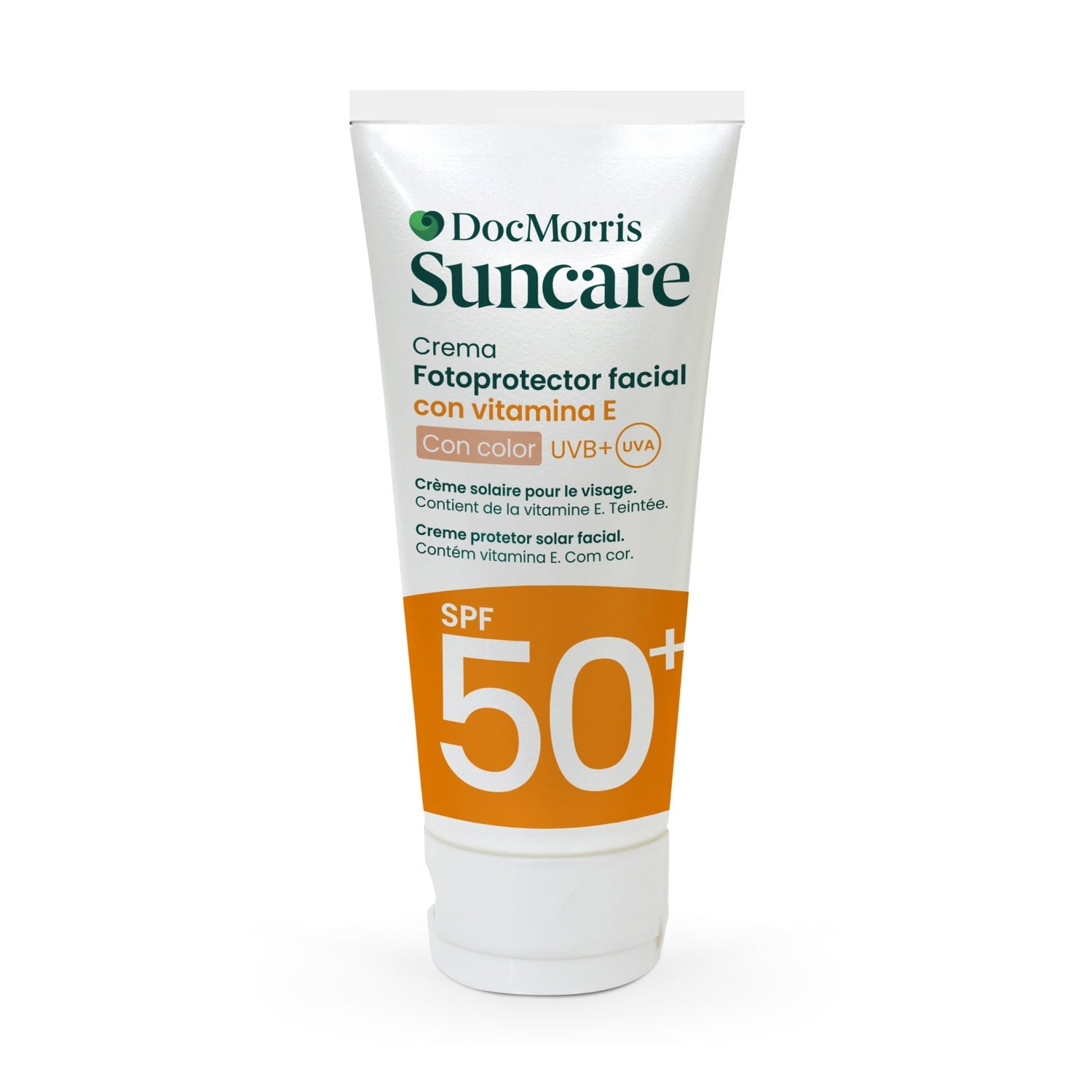 DocMorris Suncare Fotoprotector Crema Facial SPF50+ Con Color 50ml