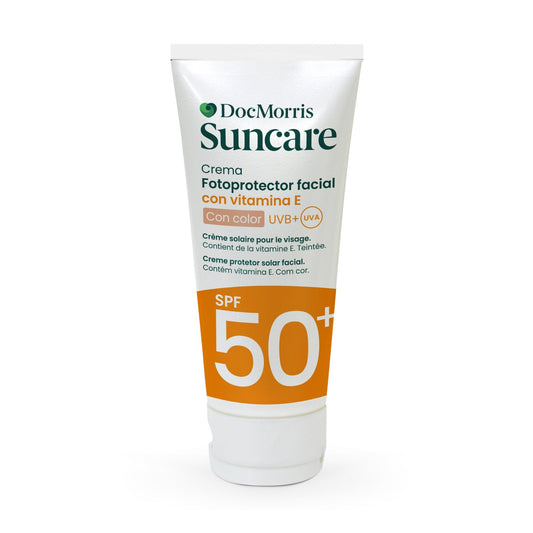 DocMorris Suncare Fotoprotector Crema Facial SPF50+ Con Color 50ml