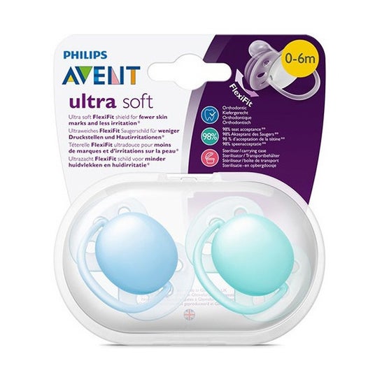Philips Avent Chupete 0-6M Neutro 2uds
