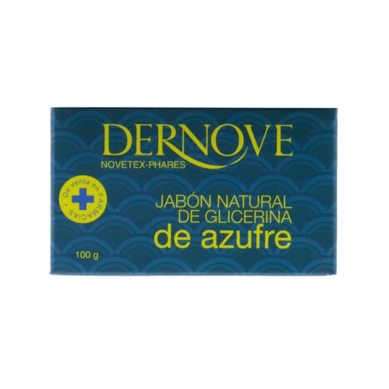 Dernove Jabón Natural de glicerina y Azufre 100 g