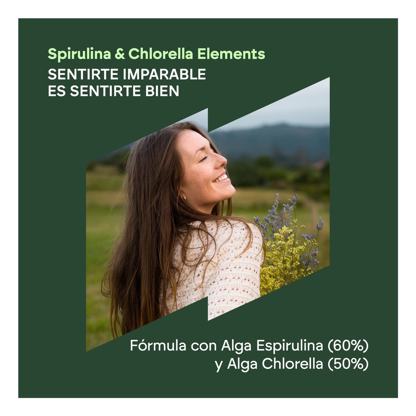 Nutralie Espirulina & Chlorella 1800mg Vegana 180caps