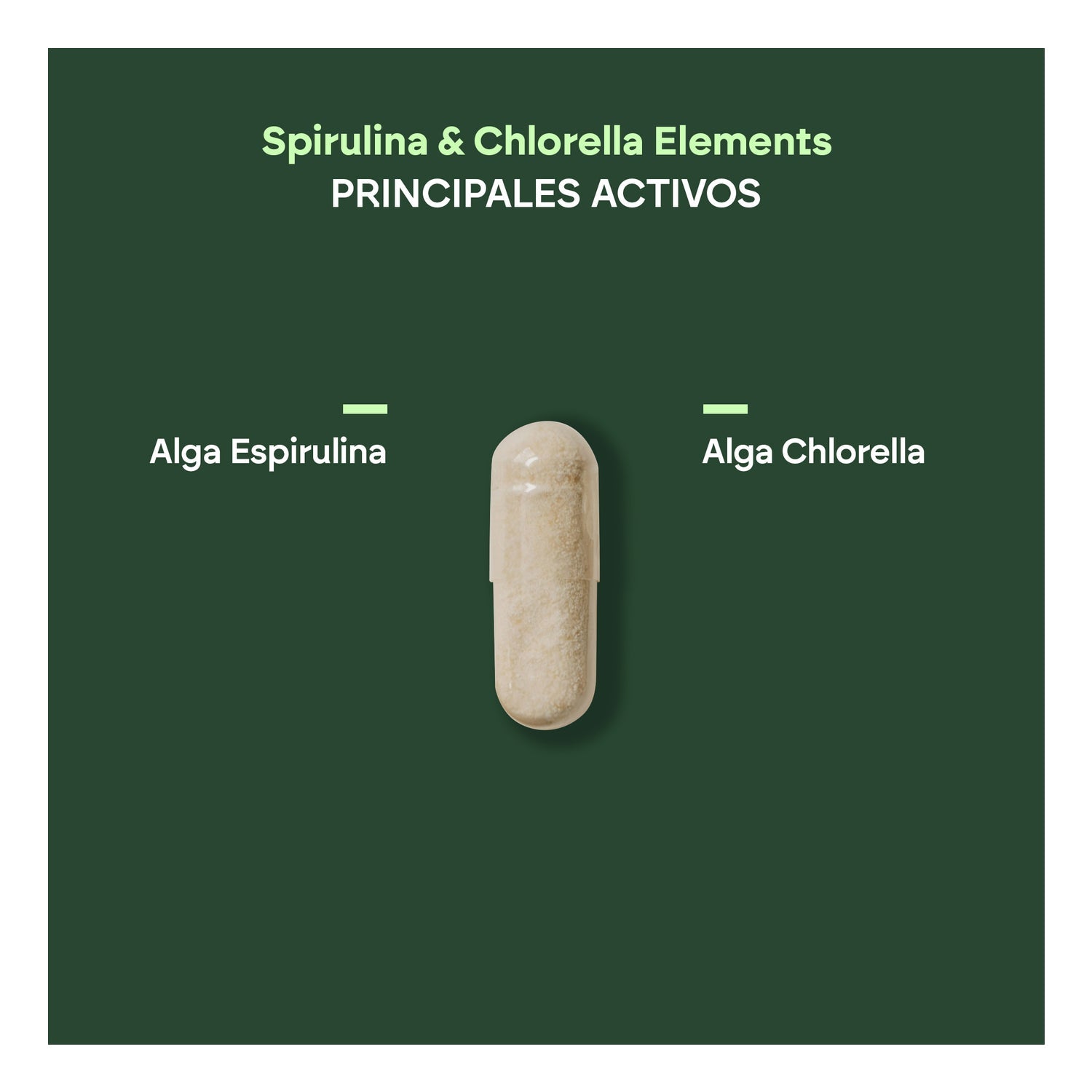 Nutralie Espirulina & Chlorella 1800mg Vegana 180caps