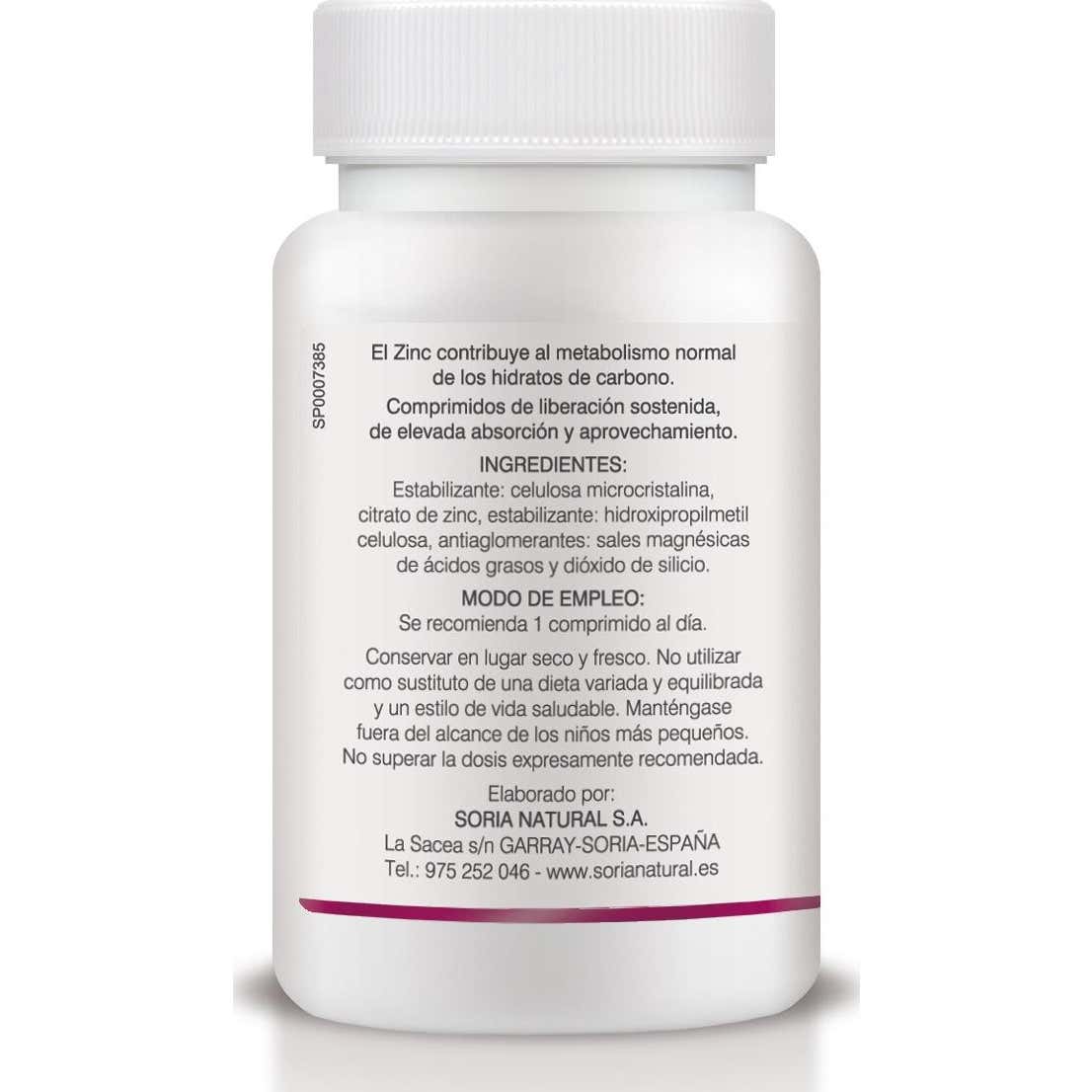 Soria Natural Zinc 350mg 200comp