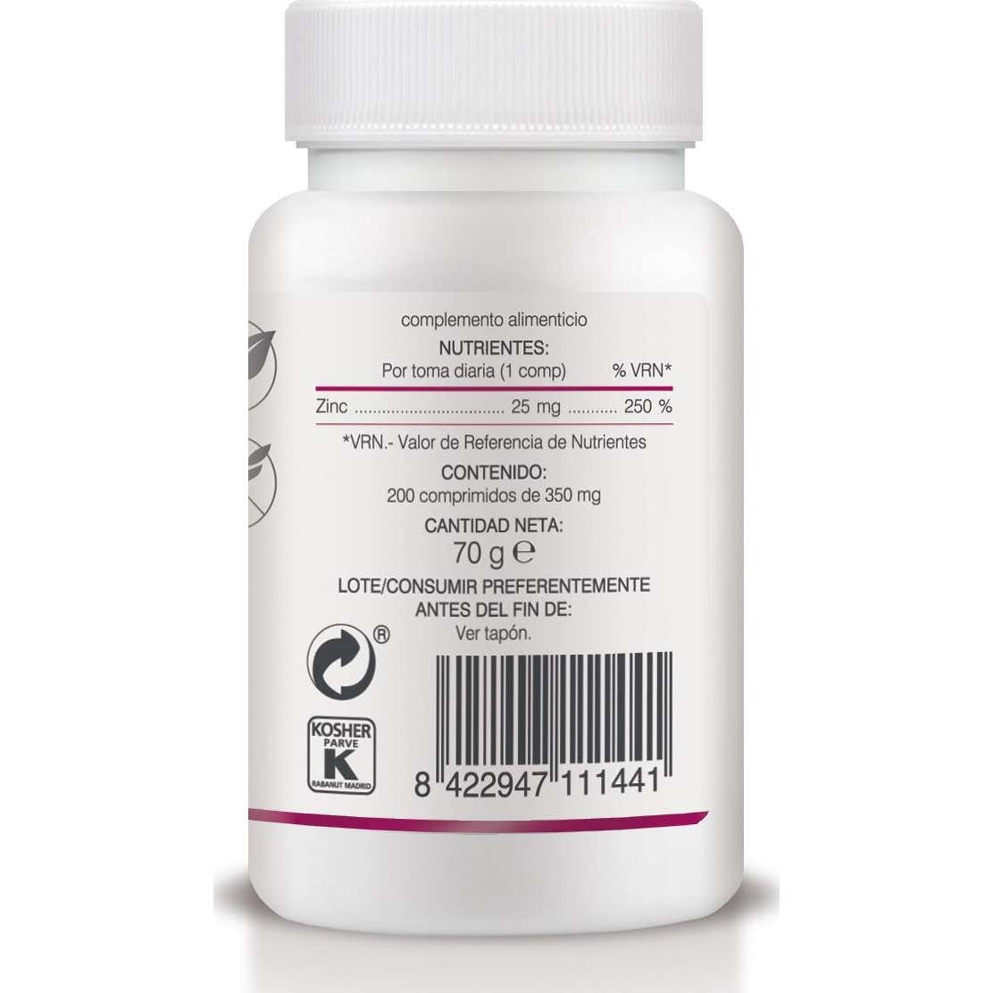 Soria Natural Zinc 350mg 200comp