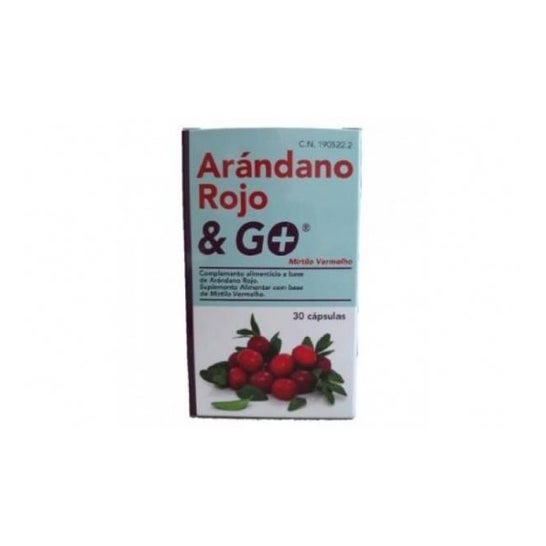 Laboratorios Pharma & Go Arándano Rojo & Go 30 caps