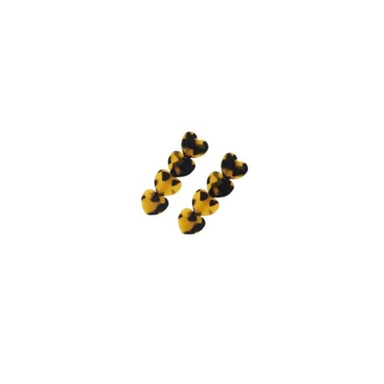 Vitry Corazones Nro 04 Pasador Cabello 2 uds