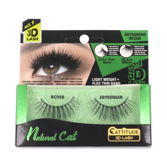 Ebin New York Natural Cat Cattitude 3 D Lash Abyssinian 1 par