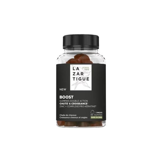 Lazartigue Boost Gummies Anticaída y Crecimiento 60uds