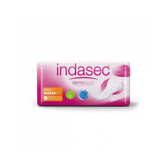 Indasec Maxi Compresas Perdidas Leves 15Uds