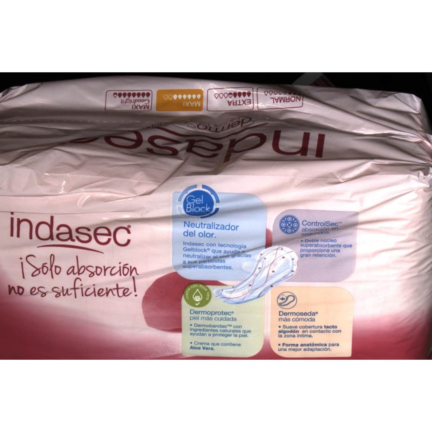 Indasec Maxi Compresas Perdidas Leves 15Uds