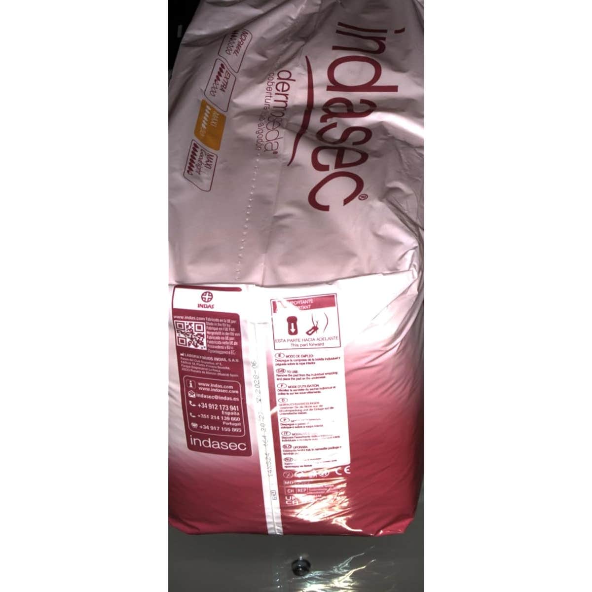 Indasec Maxi Compresas Perdidas Leves 15Uds