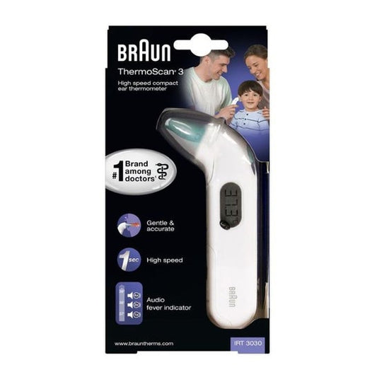 Braun Termómetro de Oído Infrarojo ThermoScan 3 IRT3030WE