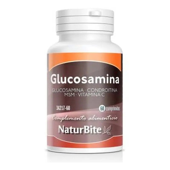 NaturBite Glucosamina Condroitin MSM Vit C 60 comp