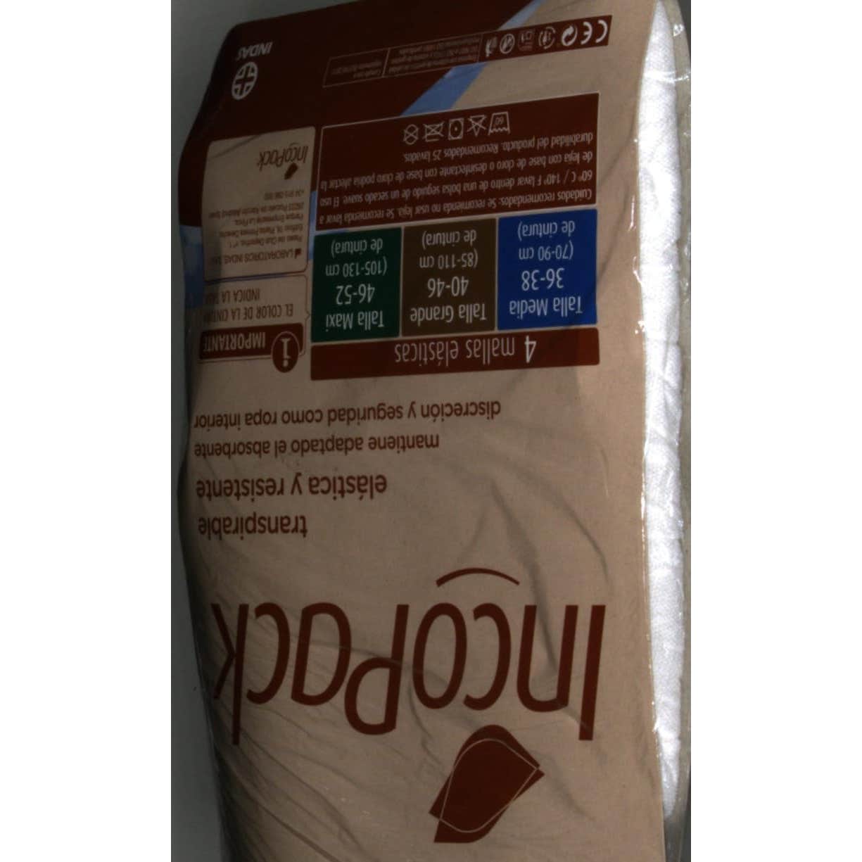 Incopack Mallas Elásticas Lavables T-Maxi 4uds