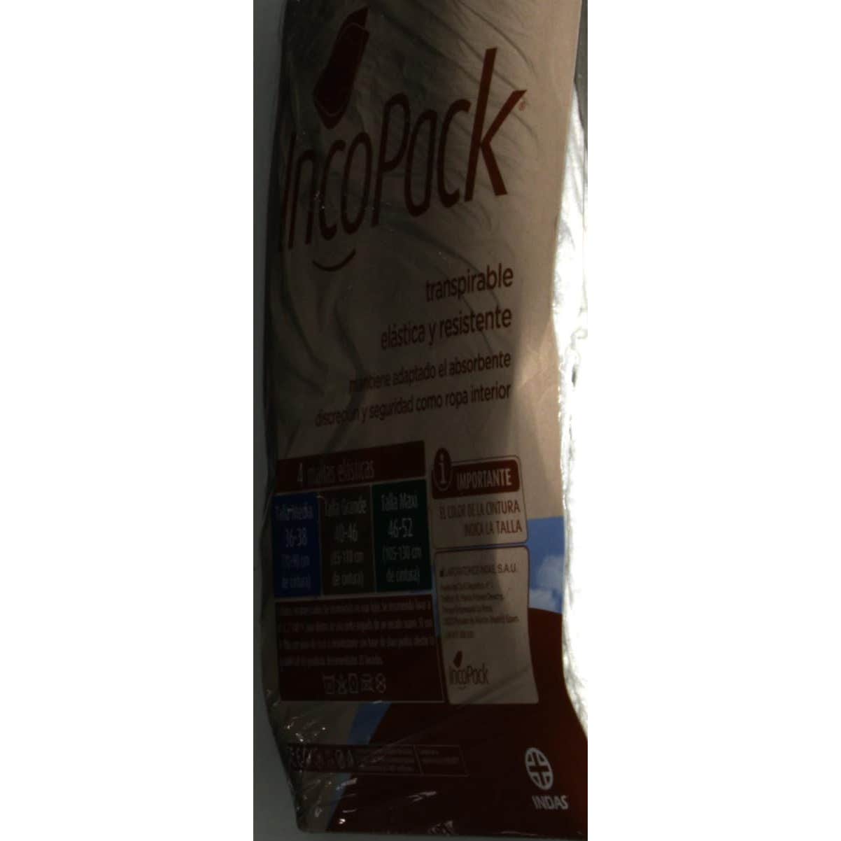 Incopack Mallas Elásticas Lavables T-Maxi 4uds