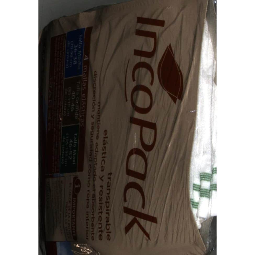 Incopack Mallas Elásticas Lavables T-Maxi 4uds