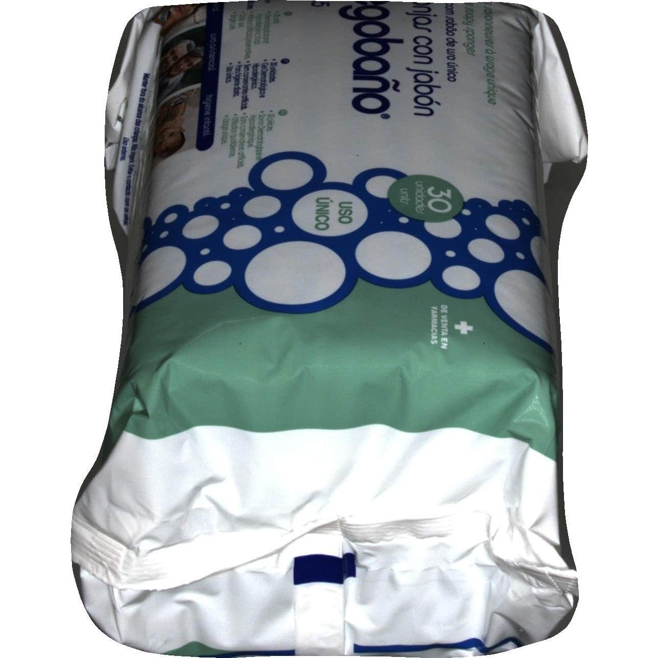 Begobaño esponja enjabonada desechable 30uds