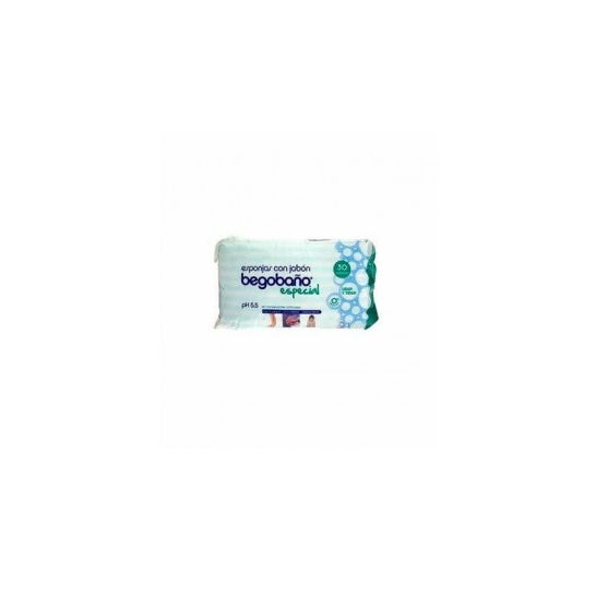 Begobaño Esponja Enjabonada Desechable 30 uds