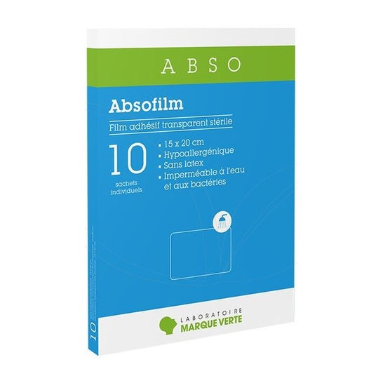Marque Verte Absofilm Apósitos Adhesivos 10x12 cm 10 uds