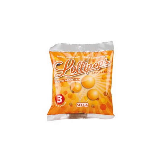 Sella Lollipops Lecca Lecca Manzanilla Naranja Limón 200 uds
