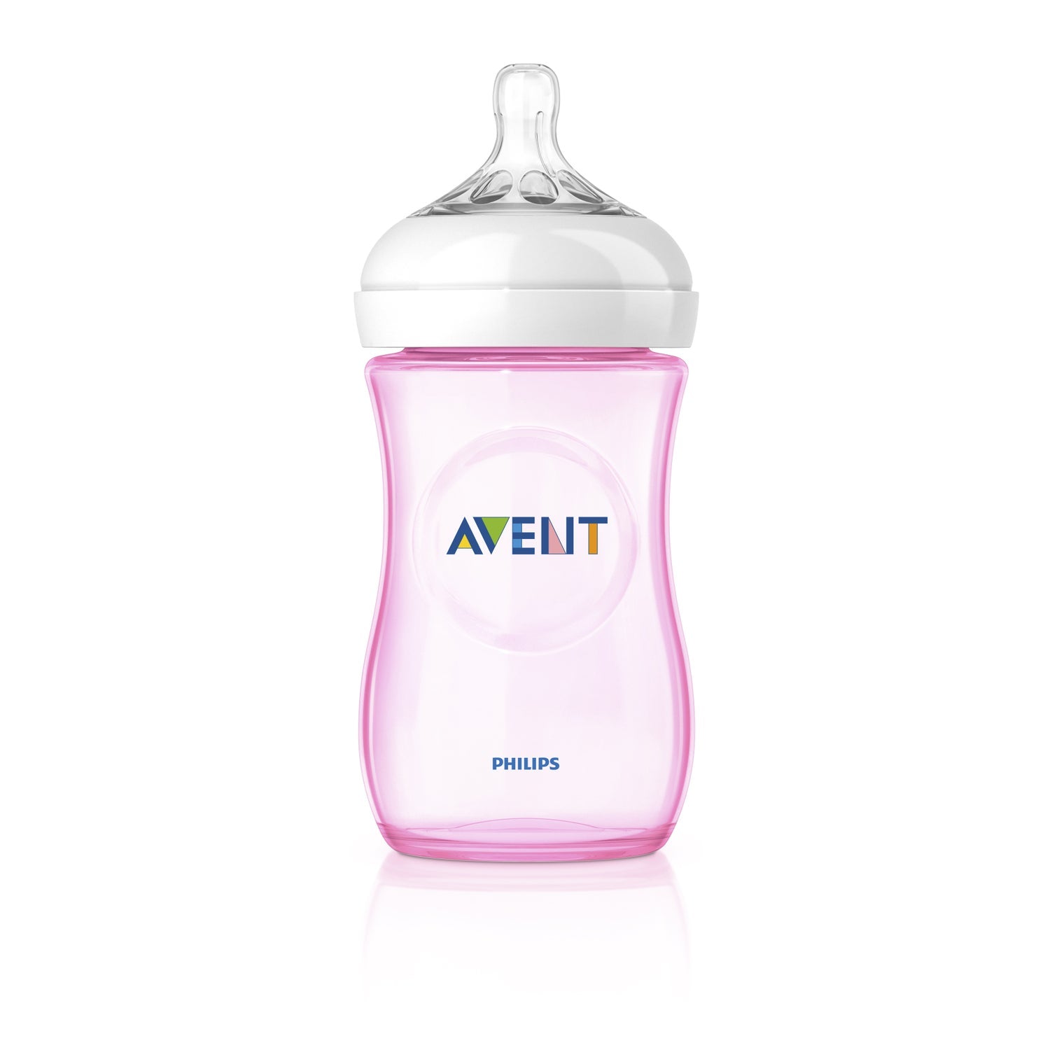 Avent Natural biberón rosa 260ml