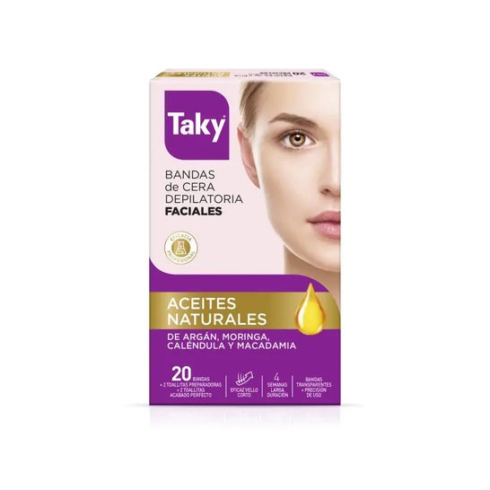 Taky Set Bandas de Cera Depilatorias Faciales