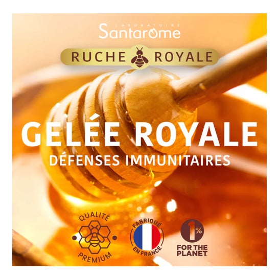 Santarome Gelée Royale 2500mg Bio 20 Ampollas