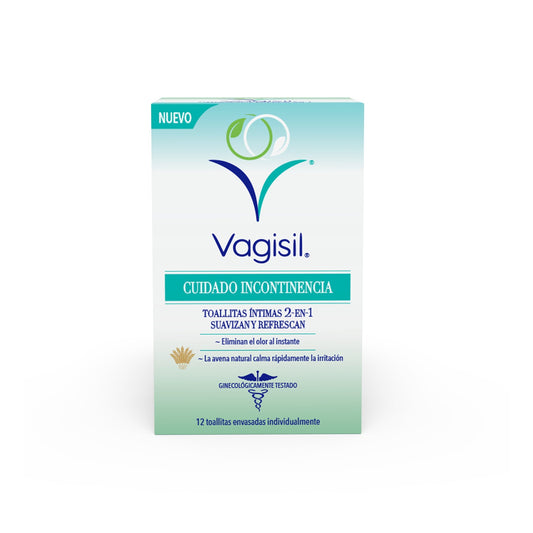 Vagisil Incontinencia Toallitas 12uds