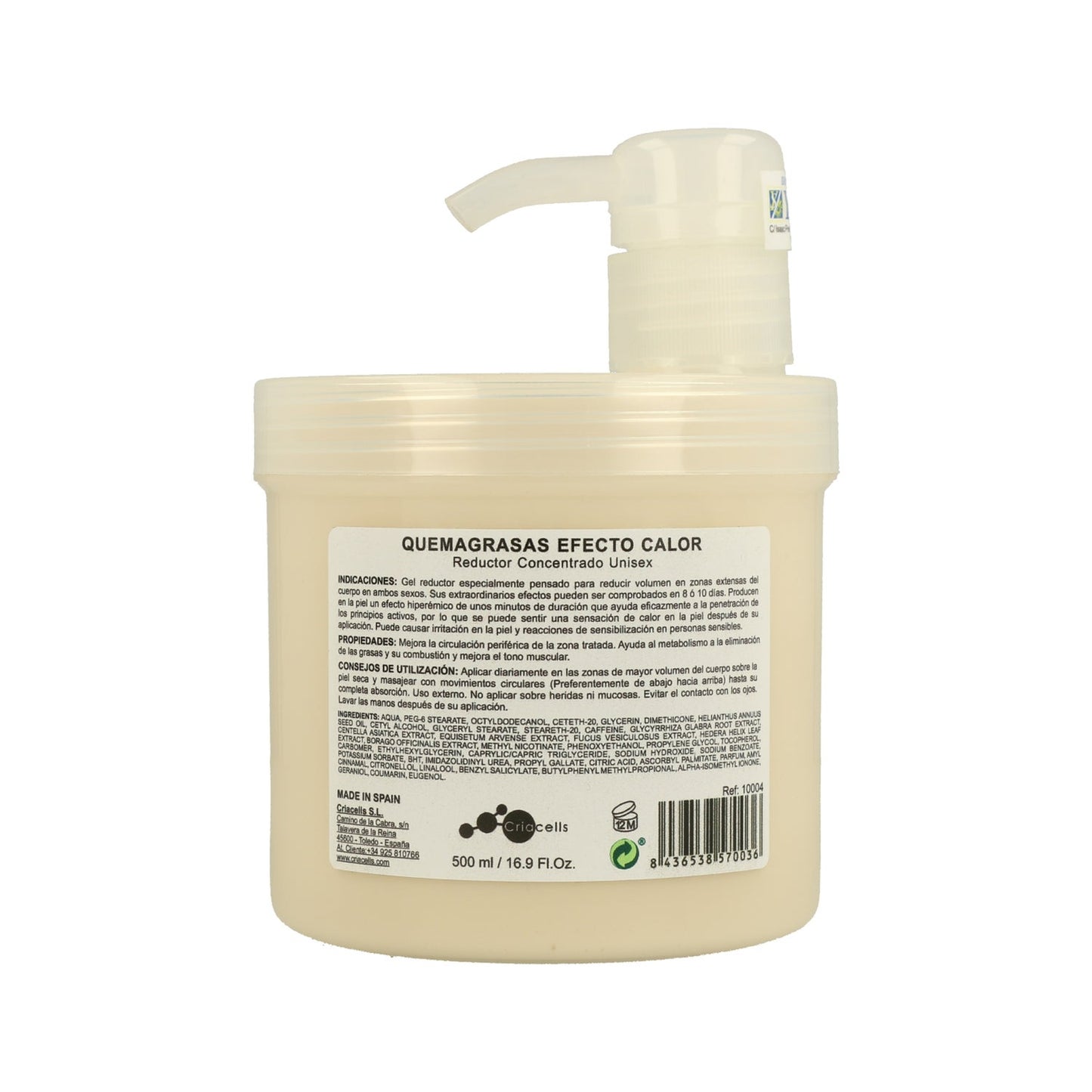 Ynsadiet Quemagrasas Efecto Calor 500 ml