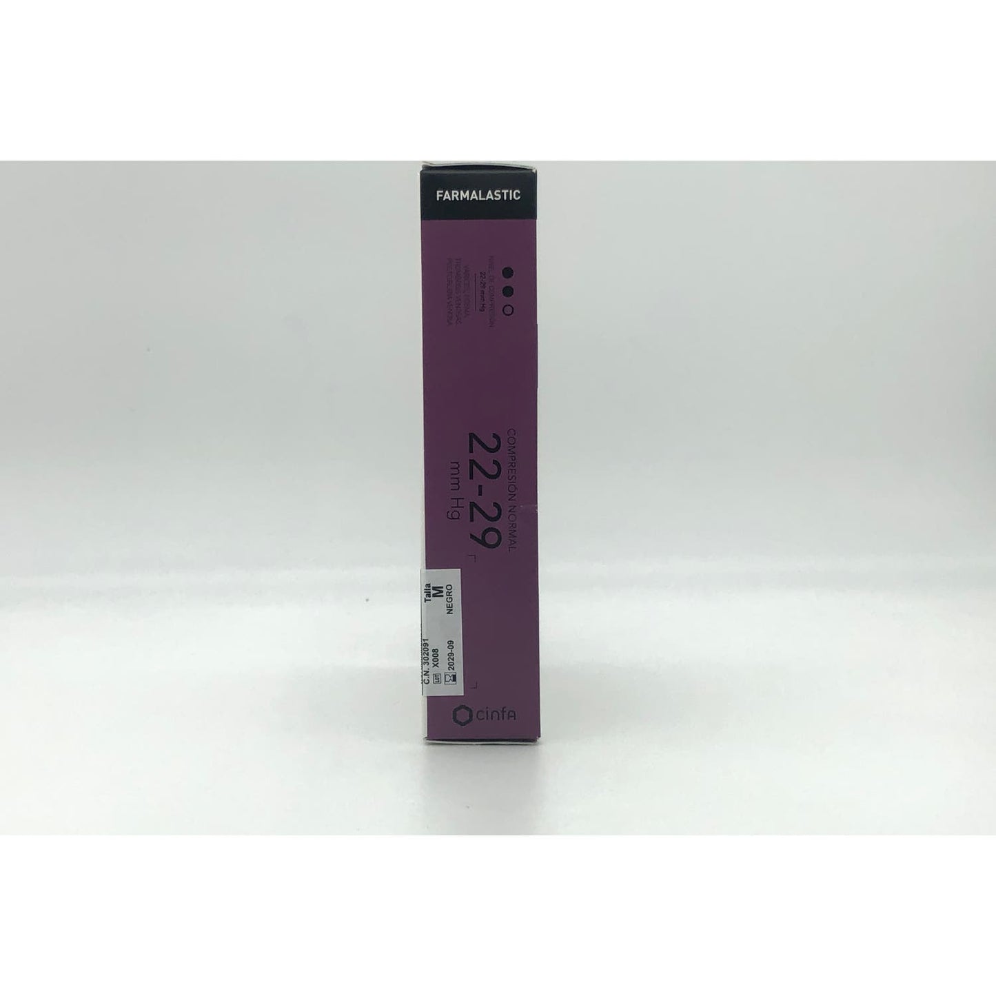 Farmalastic Media Larga Blonda (A-F) Comp Normal Negra T-M 1 Par