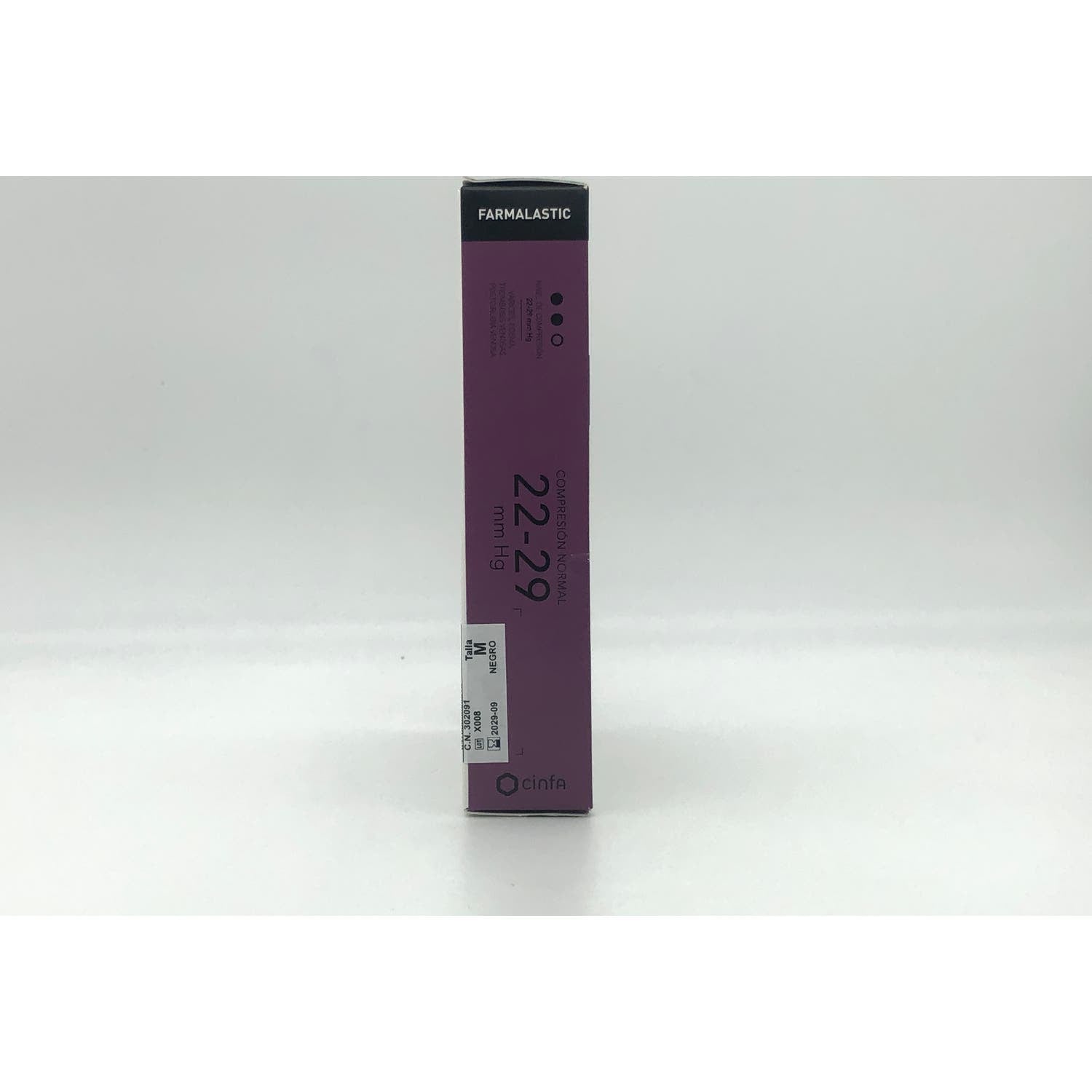 Farmalastic Media Larga Blonda (A-F) Comp Normal Negra T-M 1 Par