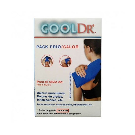 Cooldr Bolsa de Gel Frio Calor con Funda 28x13,5cm