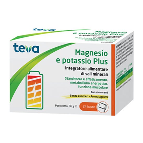 Teva Magnesio Potasio Plus 24 Sobres