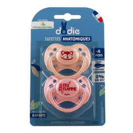 Dodie Chupete Anatómico Panda 6M+ A102 2uds