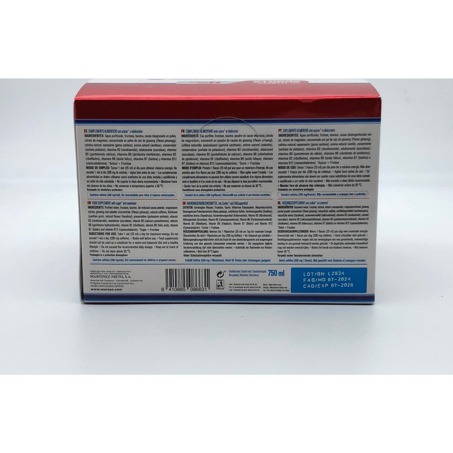 Marnys Sports Power 7V Energy Shots 30x25ml