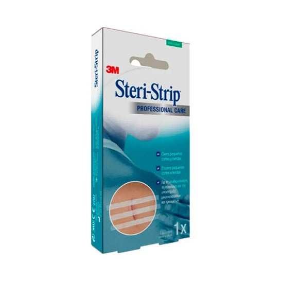 3 M Steri-Strip Sutura Cutanea Esteril Tiras 38 mmx6 mm