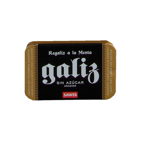 Sawes regaliz sin azúcar caja 20g