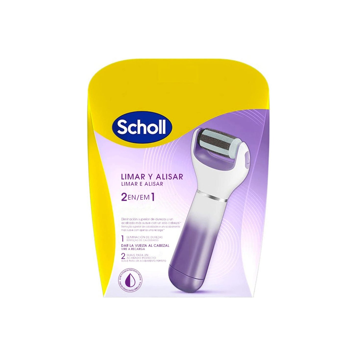 Dr. Scholl Lima Eléctrica Expert Care 2 en 1 Limar y Alisar