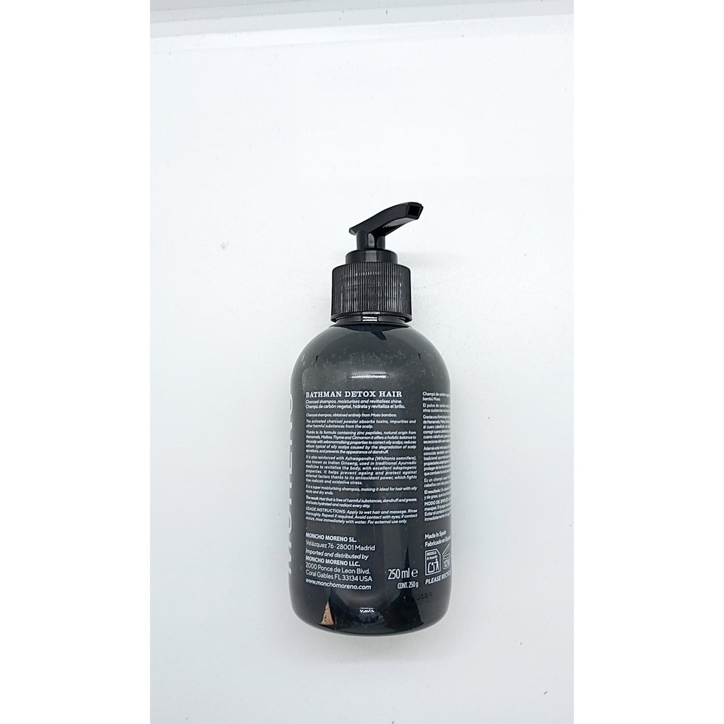 Moncho Moreno Bathman Detox Hair Shampoo 250ml