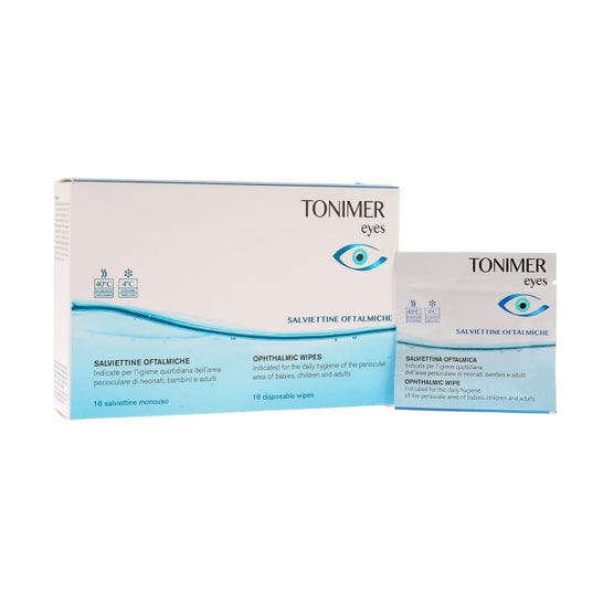 Tonimer Eyes Ophthalmic Wipes 16 uds