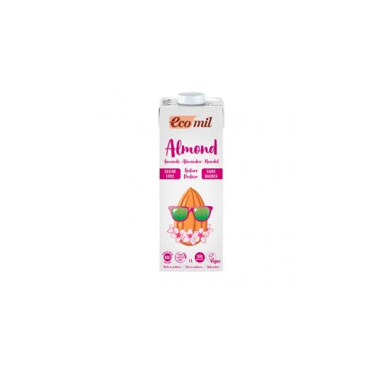 Ecomil Leche Ecológica de Almendra Natural con Proteína 1 L