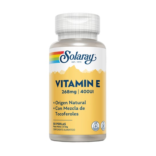 Solaray Vitamina E 400IU 50 Perlas