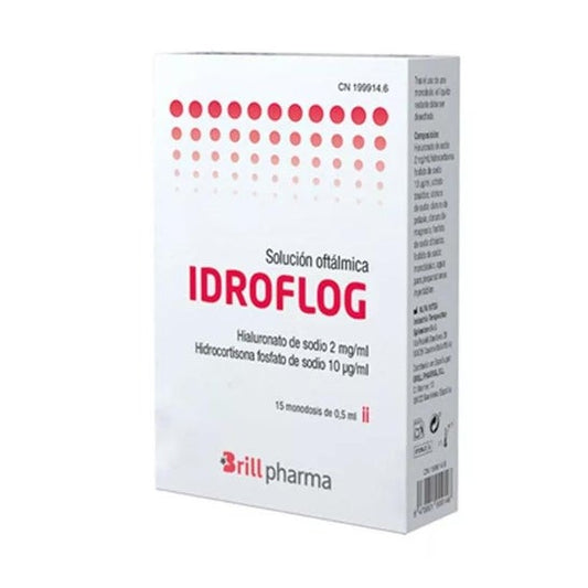 Idroflog Solución Oftálmica 15x0,5ml