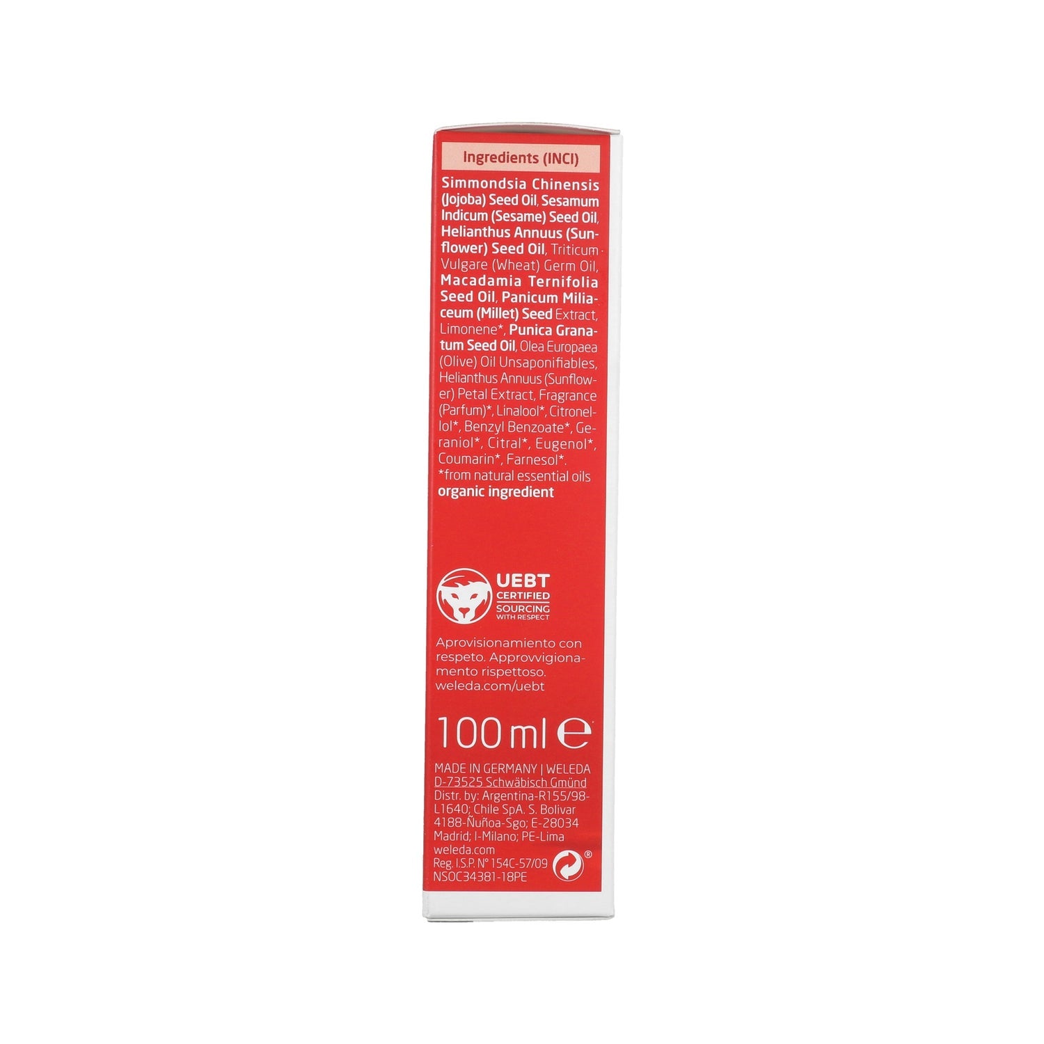 Weleda Aceite Corporal Regenerador de Granada 100ml