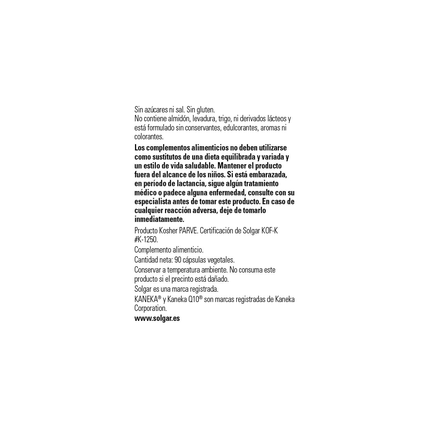 Solgar Coenzima Q-10 30mg 90vcaps
